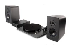 Rega System One, platespillerpakke Rega io, Planar 1 og Kyte høyttalere