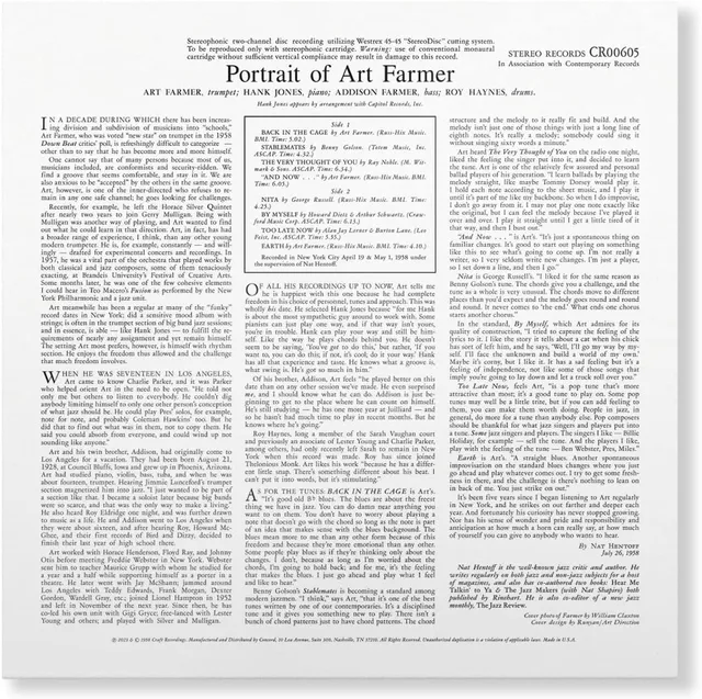 Art Farmer Portrait Of Art Farmer - LTD (LP) 
