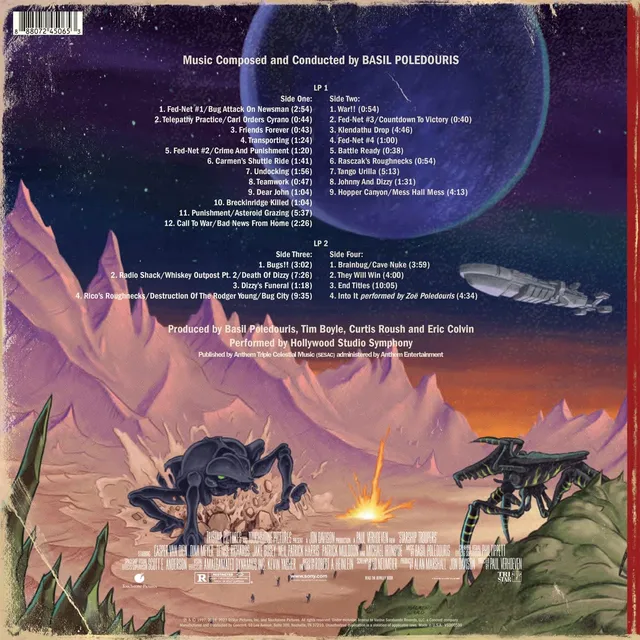 Basil Poledouris Starship Troopers OST - DLX (2LP) 