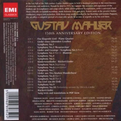 Diverse Artister Gustav Maher: The Complete Works (16CD) 