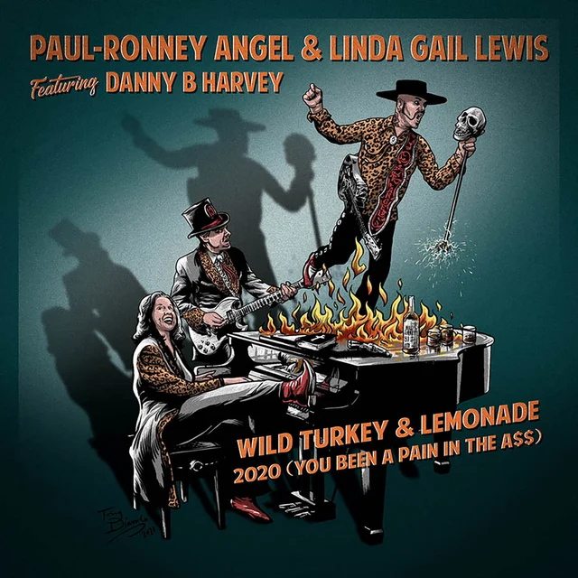 Paul-Ronney Angel & Linda Gail Lewis 2020 / Wild Turkey & Lemonade (7") 