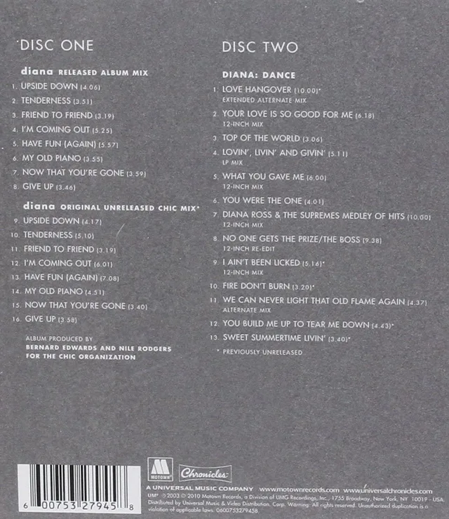 Diana Ross Diana - Deluxe Edition (2CD) 