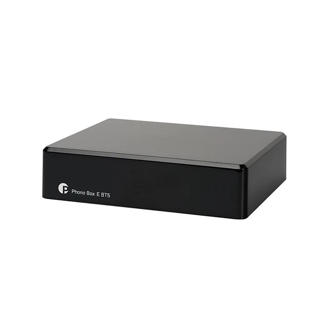 Pro-Ject Phono Box E BT5, Svart Bluetooth MM RIAA-trinn 