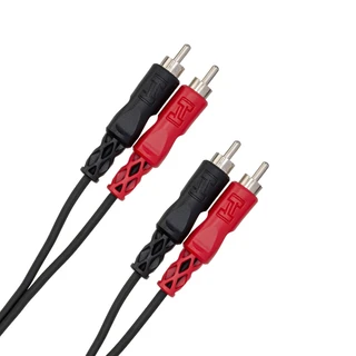 Hosa signalkabel RCA 1.0 m Stereosett, RCA kontakter