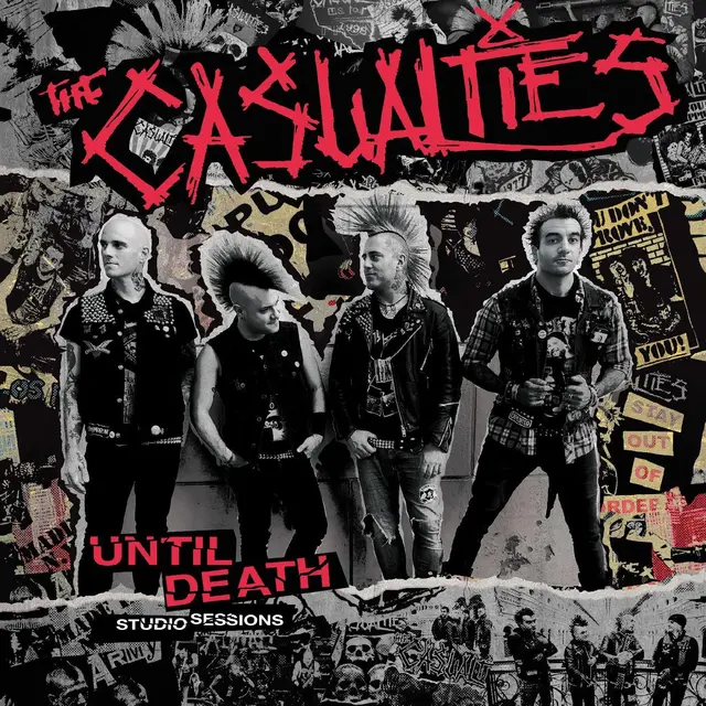 The Casualties Until Death - Studio Sessions - LTD (LP) 