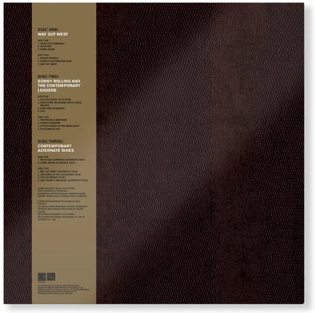 Sonny Rollins Go West! The Contemporary Records… (3LP) 