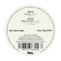 Will &amp; James Ragar Forever/Bayou Paradise (7")