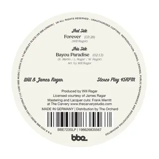 Will &amp; James Ragar Forever/Bayou Paradise (7")