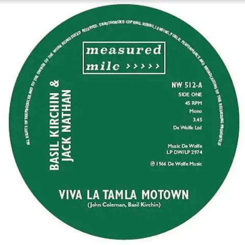 Basil Kirchin &amp; Jack Nathan Viva La Tamla Motown/Main Chance (7")
