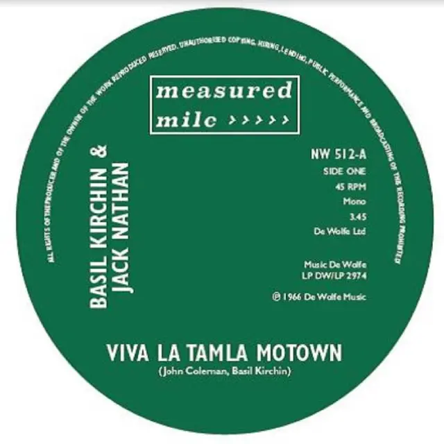 Basil Kirchin & Jack Nathan Viva La Tamla Motown/Main Chance (7") 