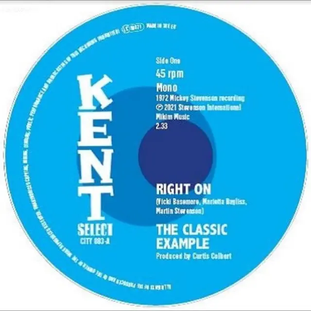 The Classic Example Right On / I Found Me A Girl (LP) 
