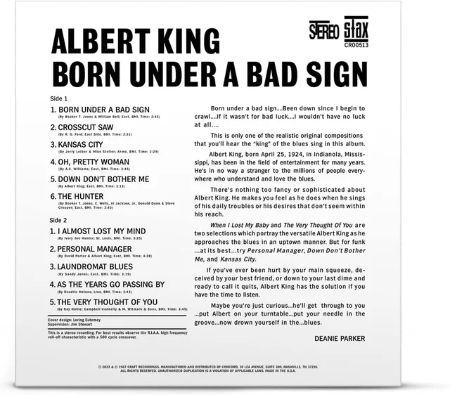 Albert King Born Under A Bad Sign (LP) 