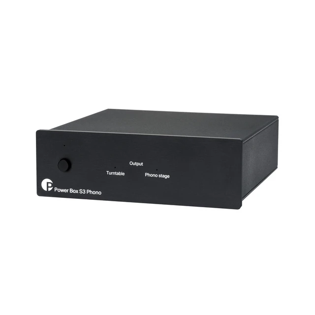 Pro-Ject Power Box S3 Phono, svart Strømforsyning til RIAA-trinn/phono 