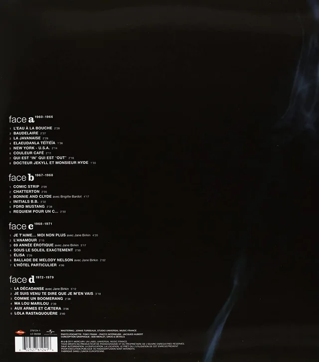 Serge Gainsbourg Best Of - Comme Un Boomerang (2LP) 