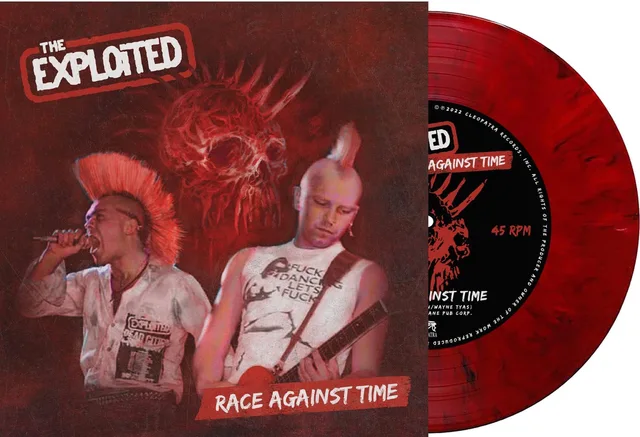 The Exploited Race Against Time - LTD (7") 