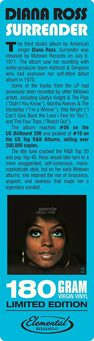 Diana Ross Surrender - LTD (LP) 