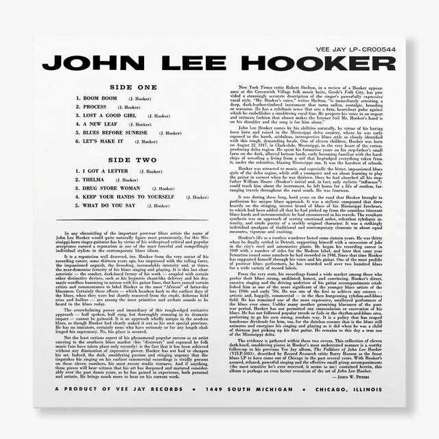 John Lee Hooker Burnin' (LP) 