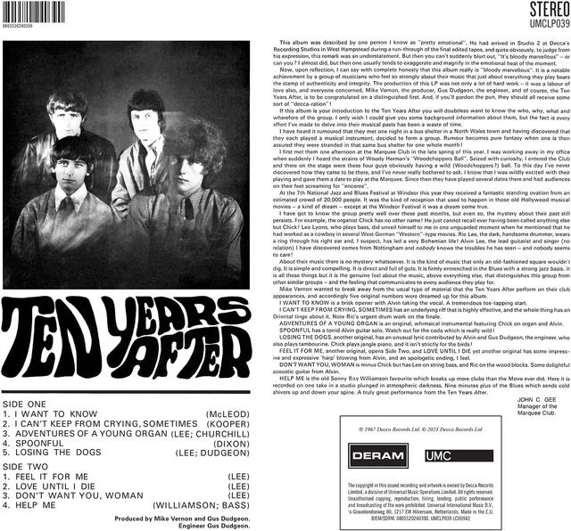 Ten Years After Ten Years After (LP) 