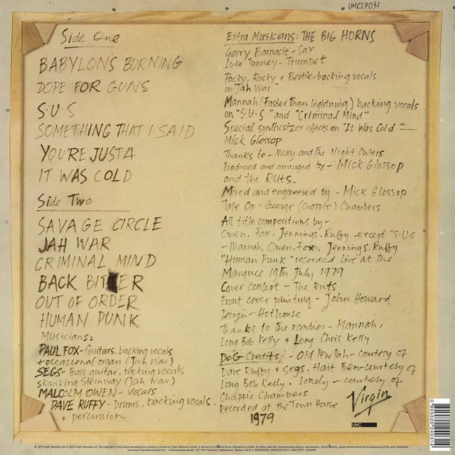 The Ruts The Crack (LP) 