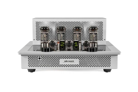 Audio Research I/50, rørforsterker 2x50 watt, 4 linjeinnganger, sølv