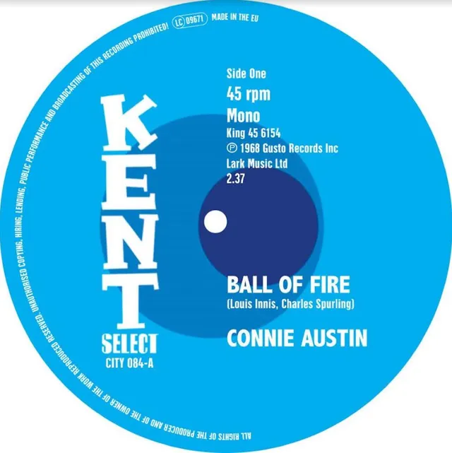 Connie Austin/Charles Spurling Ball Of Fire/You've Got Love On Top…(7") 