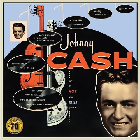 Johnny Cash With His Hot And Blue Guitar (LP)