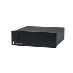 Pro-Ject Phono Box S2, svart MM/MC RIAA-trinn