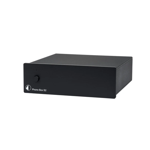 Pro-Ject Phono Box S2, svart MM/MC RIAA-trinn 