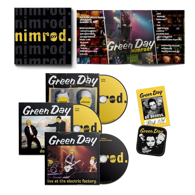 Green Day Nimrod: 25th Anniversary Edition (3CD) 