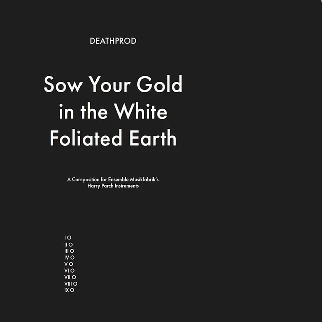 Deathprod Sow Your Gold In The White Foliated…(LP) 