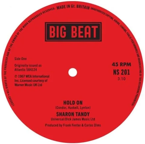 Sharon Tandy Hold On/Daughter Of The Sun (7") 