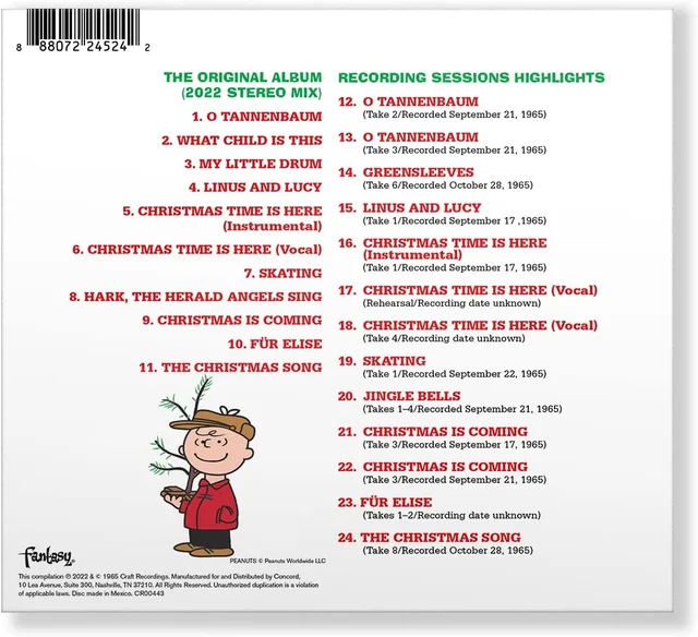 Vince Guaraldi Trio A Charlie Brown Christmas - DLX (CD) 