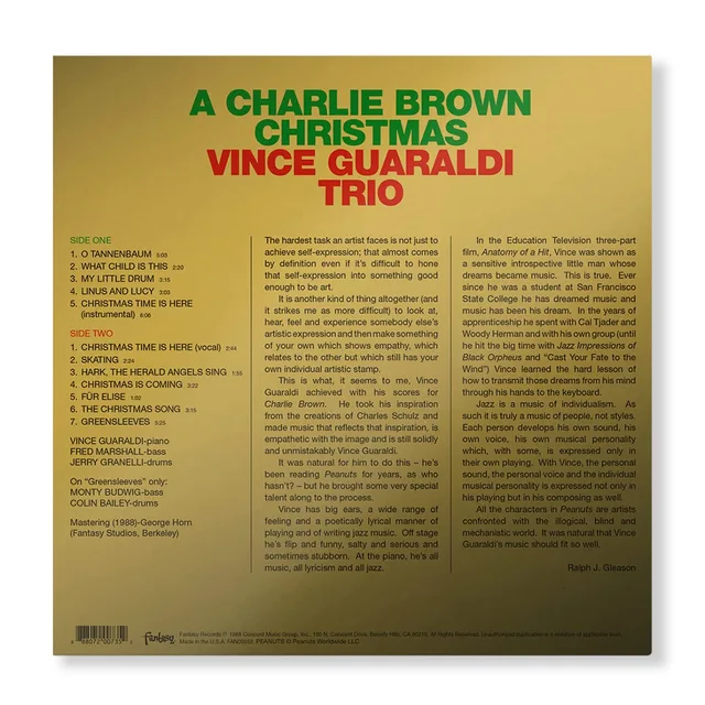 Vince Guaraldi Trio A Charlie Brown Christmas - LTD (LP) 