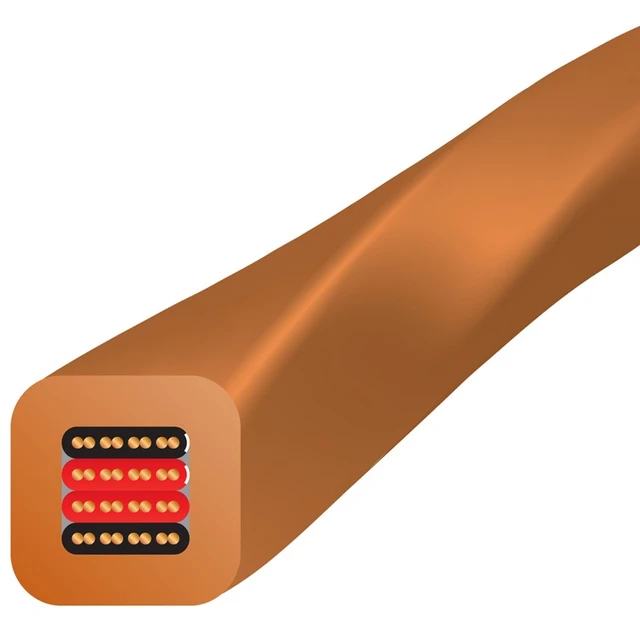 Wireworld Mini Eclipse 8, 2x2 m Stereosett høyttalerkabel, bananplugger 