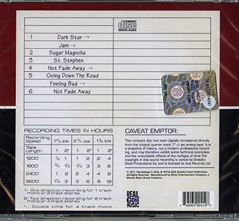 Grateful Dead Dick's Picks Vol. 2 (CD) 