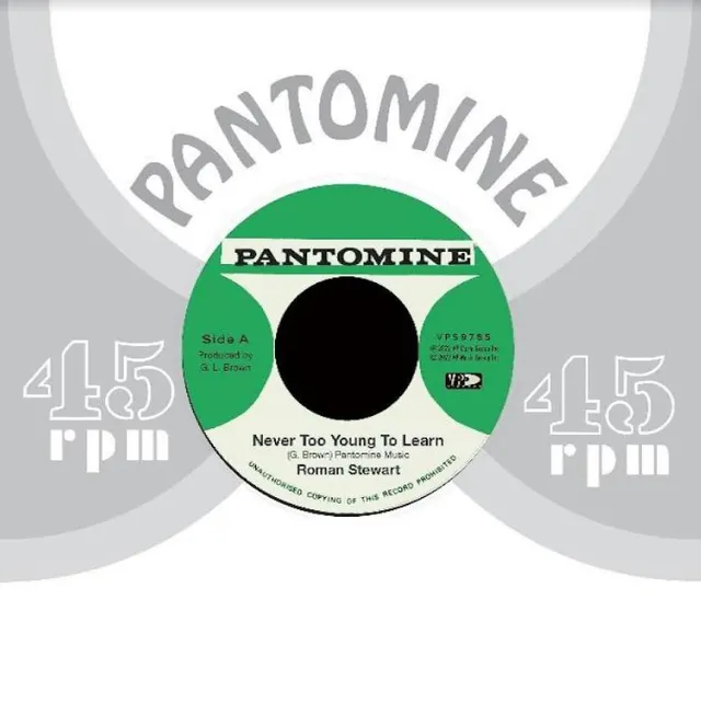 Roman Stewart/Big Youth Never Too Young To Learn… (7") 
