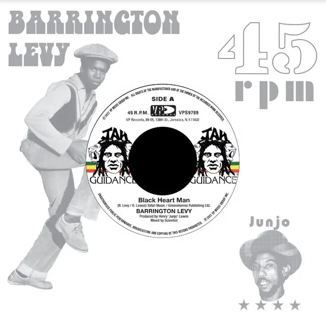 Barrington Levy/Roots Radics Black Heart Man (7") 