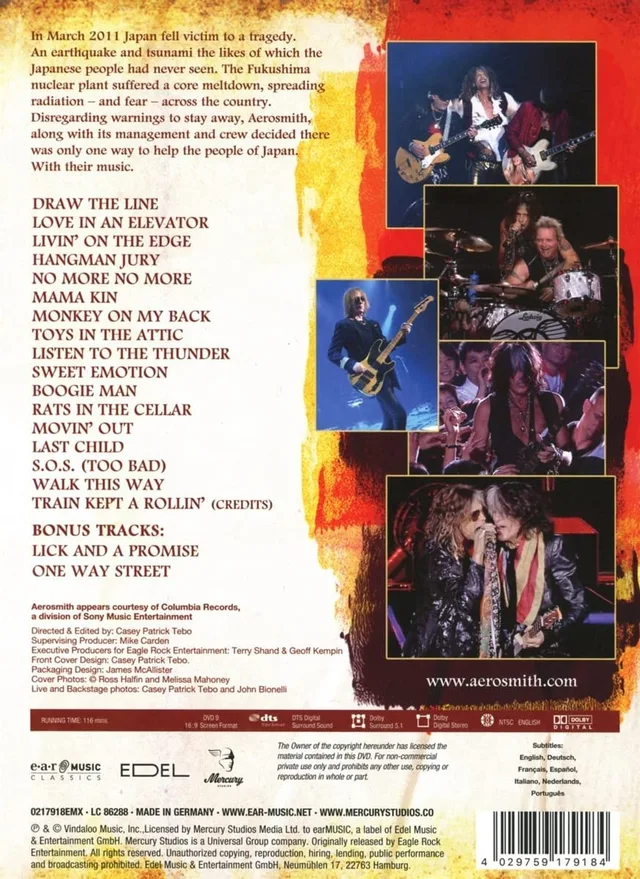 Aerosmith Rock For The Rising Sun (DVD) 