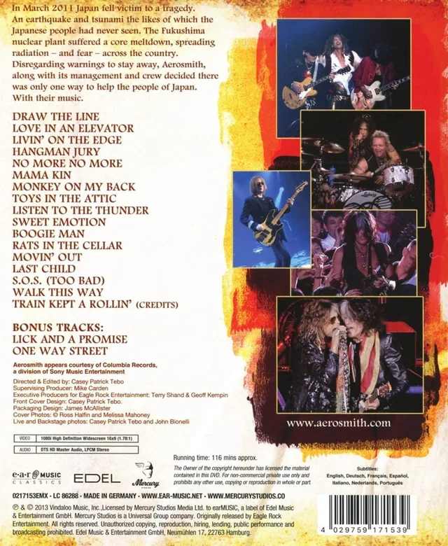 Aerosmith Rock For The Rising Sun (BD) 