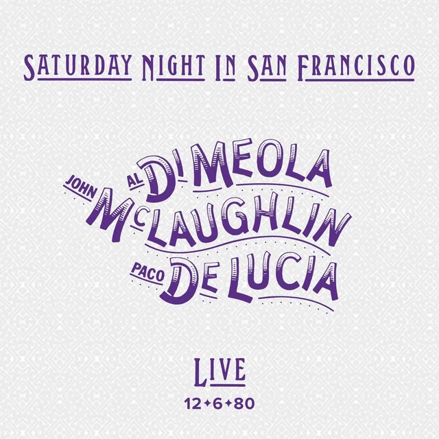 Al Di Meola/John McLaughlin/P. De Lucia Saturday Night In San Francisco (LP) 