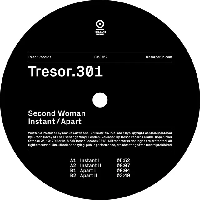 Second Woman Instant/ Apart (12") 
