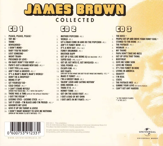 James Brown Collected (3CD) 