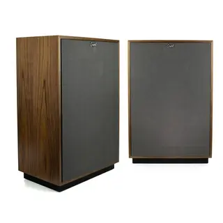 Klipsch Cornwall IV, valnøtt 3-veis hornhøyttaler, 15" bass, 102 dB