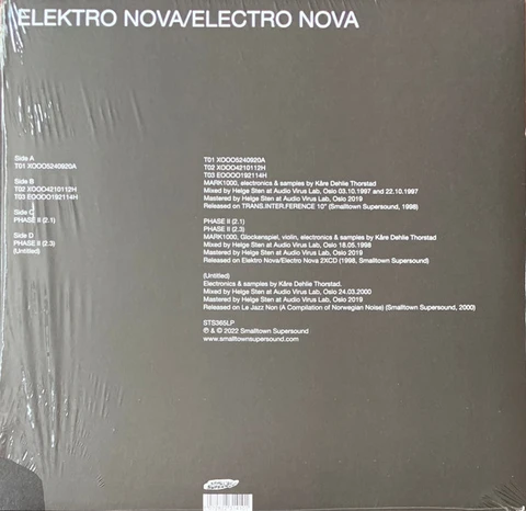 Elektro Nova/Electro Nova Elektro Nova/Electro Nova - LTD (2LP) 