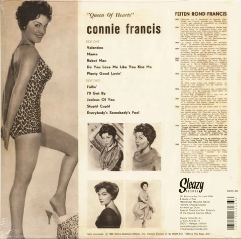 Connie Francis Queen Of Hearts - LTD (10") 