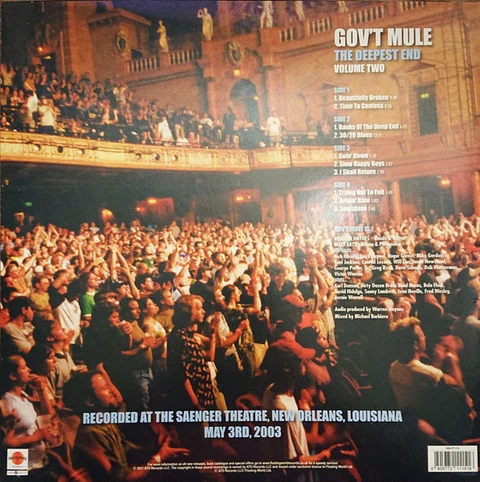 Gov't Mule The Deepest End Volume Two (2LP) 