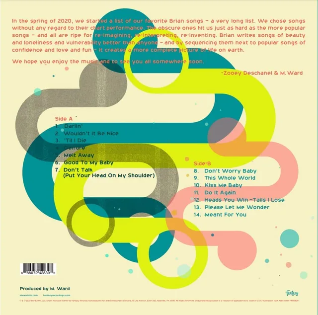 She & Him Melt Away: A Tribute To Brian… (LP) 