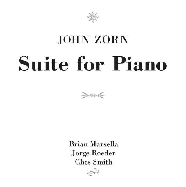 John Zorn Suite For Piano (CD) 