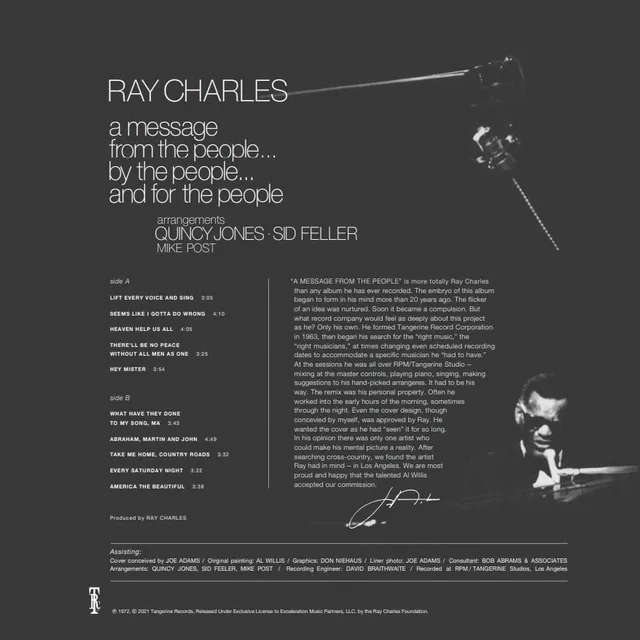 Ray Charles A Message From The People (LP) 
