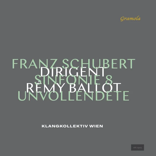 Klangkollektiv Wien/Remy Ballot Schubert: Die Unvollendete - 45rpm (LP) 